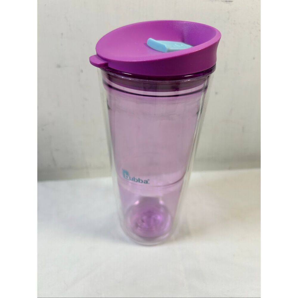 Bubba travel tumbler 24 oz‎ purple cup 9" tall